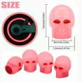 thumbnail image 3 of 4PCS LED Luminous Skull Tire Valve Caps – Handmade Rhinestone Stem Covers, Universal Fit for Cars, Bikes, Motorcycles, Cool & Unique Auto Accessories, 3 of 4