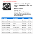 thumbnail image 2 of Radiator Fan Assembly - Compatible with 2018 Jeep Wrangler JK Sport Utility 3.6L V6, 2 of 2