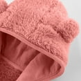 thumbnail image 5 of Kovlvoll Newborn Baby Clothes Girls Boys Sherpa Zipper Jackets Long Sleeve Hooded Infant Winter Fuzzy Thicken Warm Outerwear Coat, 5 of 7