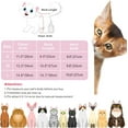 thumbnail image 6 of 1Pc/2Pcs Cat Surgery Recovery Suit Cat Onesie for Cats After Surgery Female Breathable Spay Suit for Abdominal Wound Skin Diseases E-Collar Alternative Wear, 6 of 7