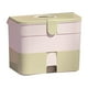 thumbnail image 2 of Caja de almacenamiento de maquillaje con 2 cajones organizadora de cosméticos Jadeshay, 2 of 12