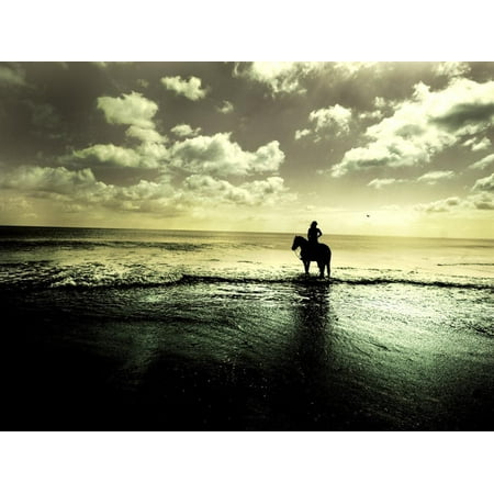 Horseback Riding in the Tide Print Wall Art By Jan