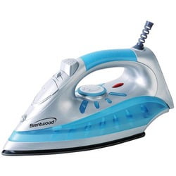 780 Burled Iron Finish - Brentwood Nonstick Steam And Dry, Spray Iron With Silver Finish