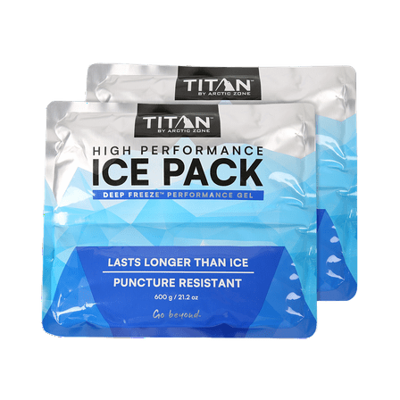 Titan by Arctic Zone 600g High Performance Ice Packs - Set of 2
