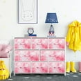 thumbnail image 6 of Sorbus Dresser with 8 Fabric Bins Drawers - Kids Furniture Storage Chest for Clothing Toys Organization, Bedroom, Closet (Tie-Dye Pink), 6 of 6