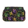 thumbnail image 2 of Hirioo Mardi Gras6 for Large Grid Mesh Pencil Case with Zipper Stationery Organizer Case, 2 of 7