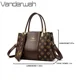 thumbnail image 5 of Bolsos de mano de lujo de piel de marca genuina, bolsos de diseñador para mujer, bolsos de hombro de alta calidad para mujer, 3 capas, 5 of 5