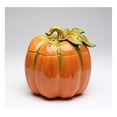 thumbnail image 2 of Drevy 10365 Fine Ceramic Thanksgiving Harvest Pumpkin Cookie Candy Jar, 6-1/2", 2 of 2