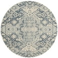 thumbnail image 4 of SAFAVIEH Restoration Vintage Eunice Border Wool Area Rug, Charcoal/Ivory, 3' x 5', 4 of 10