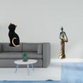 thumbnail image 2 of Figura De Gato De Resina Y Escultura De Dama Tribal Africana, Adorno Coleccionable Decorativo Para Sala De Estar, Dormitorio, Estantería, Entrada, Decoración Del Hogar., 2 of 8
