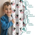 thumbnail image 3 of Blackout Kids Curtains,White Cow Head Pattern Childrens Insulated Curtains Set Of 2,Bedroom Essentials,Toddler Room Decor 52x63in(132x160cm), 3 of 5