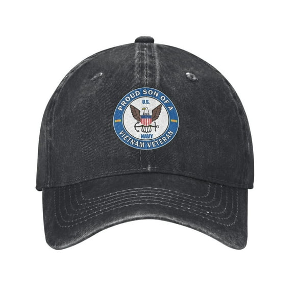 Proud Son Of A Vietnam Veteran Adult Adjustable Classic Washed Casquette Cap Hat Baseball Cap For Man For Woman