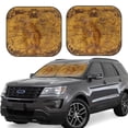 thumbnail image 1 of Wukai Vintage Map Car Front Windshield Sun Shade,Sun Visor Shield Block Automotive Interior Protector Blocks UV Rays-Medium, 1 of 6
