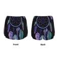 thumbnail image 3 of Salouo Dreamcatcher With Colorful Feathers Print Women's 2 in 1 Running Shorts Double-Layer Shorts Athletic Workout Gym Yoga Shorts Running Shorts for Women-X-Large, 3 of 7