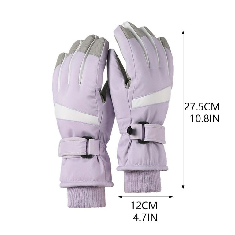 Stiwee Winter Sale Ski Gloves Ski Gloves Snow Gloves For Women Waterproof Snowboard Gloves Insulated Touchscreen Snowmobile Gloves For Cold Weather