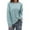 Blue, variant on GigrtiJin Womens Plus Size Corduroy Shirts Long Sleeves Round- Neck Pullover Blouse Casual Loose Solid Color Basic Tops