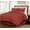 Marsala, variant on Chezmoi Collection Berlin Black Pinch Pleat King Comforter Set, 3-Piece, Soft Pintuck, Lightweight All Season Microfiber Bedding