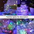thumbnail image 5 of HESHENG 2Pack 50 LED Copper Wire String Lights USB String Lights with Remote 8 Modes Lights Watertight Remote Control Timer, Multicolor, 5 of 10
