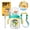Green, variant on Comobebe Whale Fountain Sippy Cup, 10oz/300ml Spill Proof, BPA-Free with Handle & Strap, for Toddlers 1-3 (Green)