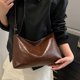 thumbnail image 4 of Pu Leather Purses for Women Trendy Crossbody Bags Shoulder Bag Handbags with Adjustable Strap Simple Hobos Bag Gift brown, 4 of 4