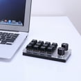 thumbnail image 3 of Teclado Juego Una Mano 12 Tecla 2 Las Perillas Programación Mechones Macro Compatible Dientes/WI HotSwap Swaps para Jugadores/diseñadores/editor Video Rojo, 3 of 9