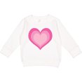 thumbnail image 2 of Inktastic Pink Valentine Heart Toddler Sweatshirt, 2 of 4
