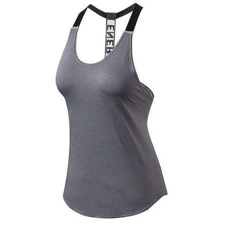 

CYMMPU Women Clothing Women s Summer Shirts Cropped Tank Sexy Bustier Sleeveless Round Neck Tank Slim Fit Crop Tops Streetwear Cami Solid Gray