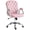 Pink, variant on Vinsetto Office Desk Chair, 360° Swivel Computer Chair, Cream White