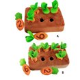 thumbnail image 3 of Wweixi Engaging Carrot Plush Toy Mat Ensures Fun And Activity For Pets And Children Carrot Dog Toy 6pcs, 3 of 6