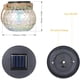thumbnail image 5 of Paquete de 2 farolillos solares de vidrio, lámpara de mesa solar, resistente al agua IP65, jardín, patio. Zhivalor GX-556, 5 of 5