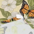 thumbnail image 7 of Butterfly on White Flower Tapestry Wall Hanging Tapestries Happy Colorful Hippie Psychedelic Art Polyester Carpet Wall Decorative for Living Room Bedroom 90x60inch Home Decor Gifts, 7 of 7