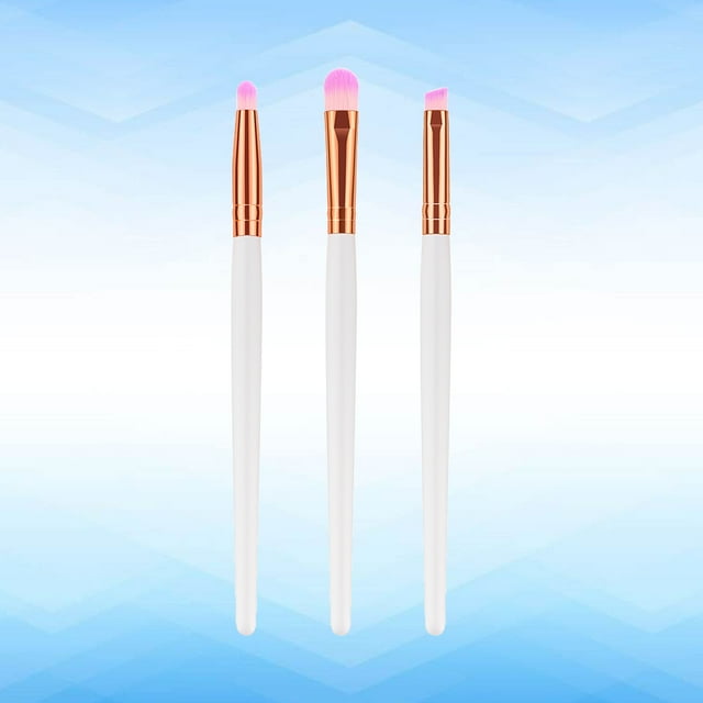 OULII 3Pcs Soft Makeup Brushes Round Cylindrical Design For Girlfriend Everyday Use 19x0.78x0.39in