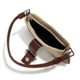 thumbnail image 2 of Bolso Retro Alta Gama Con Costuras para Hombro Y Axila Nuevo Temperamento Y Bolso Cruzado (café) 2010, 2 of 9