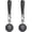 Closed Black Ball, variant on PETGLE Non-Slip Pull Up Power Balls, Rock Climbing Grips for Strength Training, Forearm and Hand Exerciser for Chin Up Bar, Kettlebell, Barbell, Resistance Band Handles, Home Gym Workout Equipment