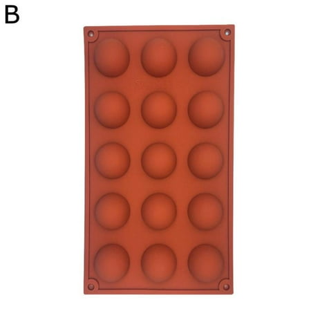 

24 Half Sphere Ball Silicone Cake Baking Mold Muffin Mould Chocolate Ice Z5H3