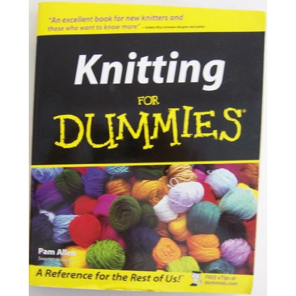 Pre-Owned Knitting for Dummies, 9780764553950, 076455395X, Paperback, 1 edition