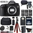 thumbnail image 1 of Canon EOS 5DS DSLR Camera Body, 50.6MP Full Frame Digital Camera Bundle with Remote, Microphone & Accessories (International Model), 1 of 8
