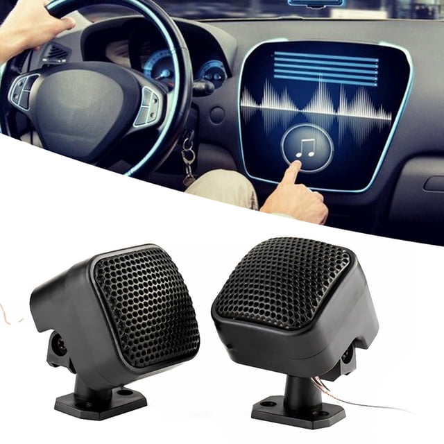 Paquete de Tornillos, Altavoz Cuadrado Pequeño Para Coche, Altavoz Compacto de Audio y Música, Tweeter de 500 W, Par de Tornillos