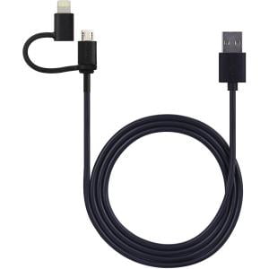 1M 2 In 1 Lightning Micro Usb Cable Mfi Certified 8Pin