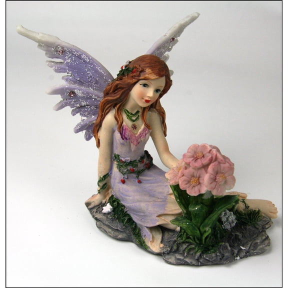 3Dstereo Fairy Garden Set - Fairy in Purple