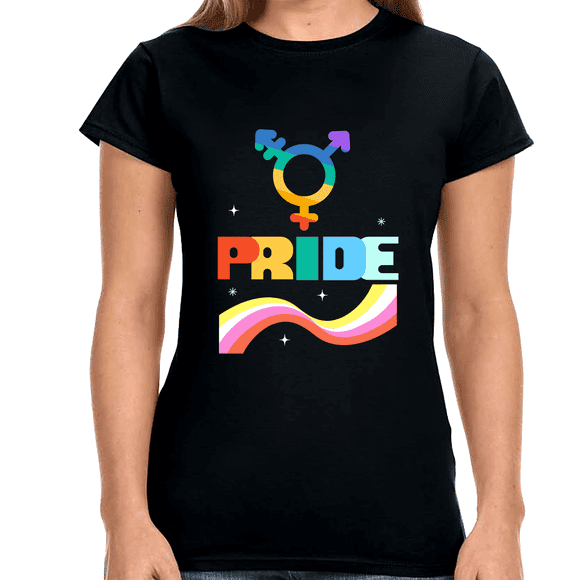Pride LGBT Love Live Be Happy Love Pride Month LGBT T-Shirts pour Femmes