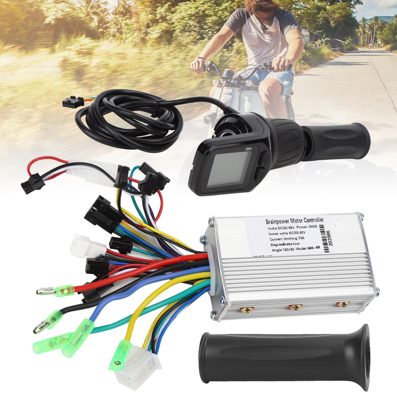 Kozecal E‑Bike Controller Set,36/48V 250/350W Universal Electric Bicycle Electric Scooter
