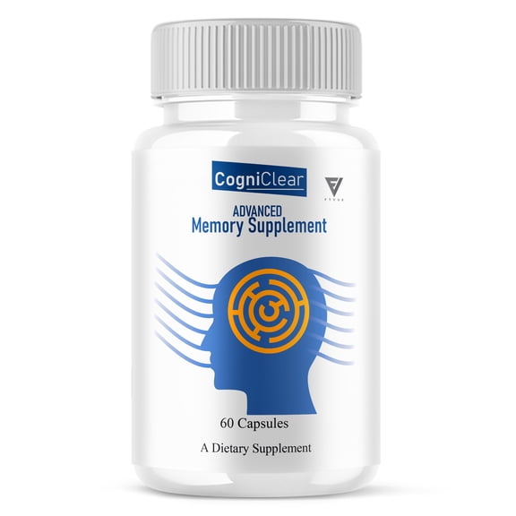 CogniClear Memory Capsules, CogniClear Advanced Nootropic and Focus Support Supplement (60 Capsules)