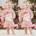 thumbnail image 2 of Noël Noël Nouvelle Robe Mini de Noël pour Bébés Filles Tout-Petits Enfants Père Noël Robe Rayée Robes de Fête Costume, 2 of 4