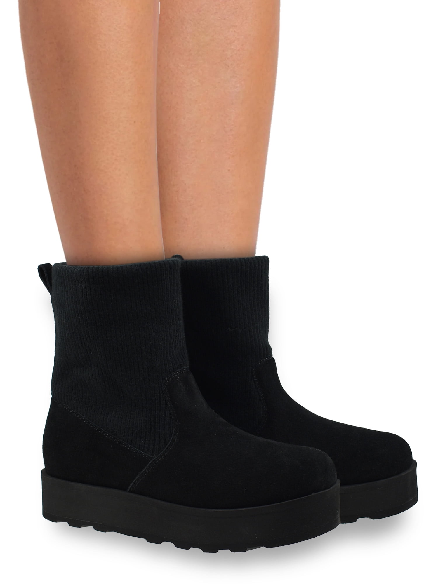 Time and Tru Women's Knit Chelsea Boot