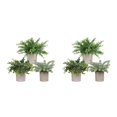 thumbnail image 1 of Ounissouiy Flores artificiales de plástico para decoración del hogar, aspecto realista elegante, plantas falsas en maceta, 3 uds. TZ055 2Conjunto, 1 of 6
