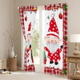 thumbnail image 3 of jejeloiu Cute Father Christmas Black Out Curtains,Merry Xmas Curtains Pack of 2 (42x63 Each),Happy New Year Bedroom Curtains For Girls Boys,Reathable Home Decor, 3 of 6