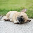 thumbnail image 4 of FNNMNNR Sleepy French Bulldog Puppy Statue Resin Lawn Sculpture Super Cute Garden Yard Decor, 4 of 5