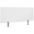 thumbnail image 2 of Flash Furniture Clear Acrylic Desk Partition, 18"H x 47"L (Hardware Included), 2 of 9