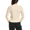 thumbnail image 2 of Theory womens  Lace Trim Cardigan, s, White, 2 of 3